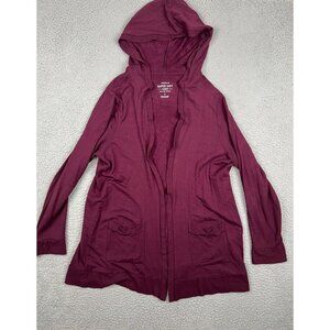 Torrid Super Soft Fleece Wrap Hoodie Womens Size 2 Stretch Knit Lightweight